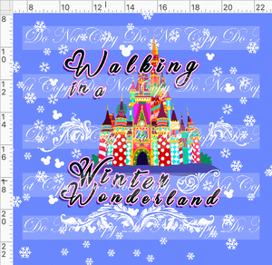 Retail - My Favorite Time of the Year - Panel - Castle - Winter Wonderland - Cornflower - ADULT