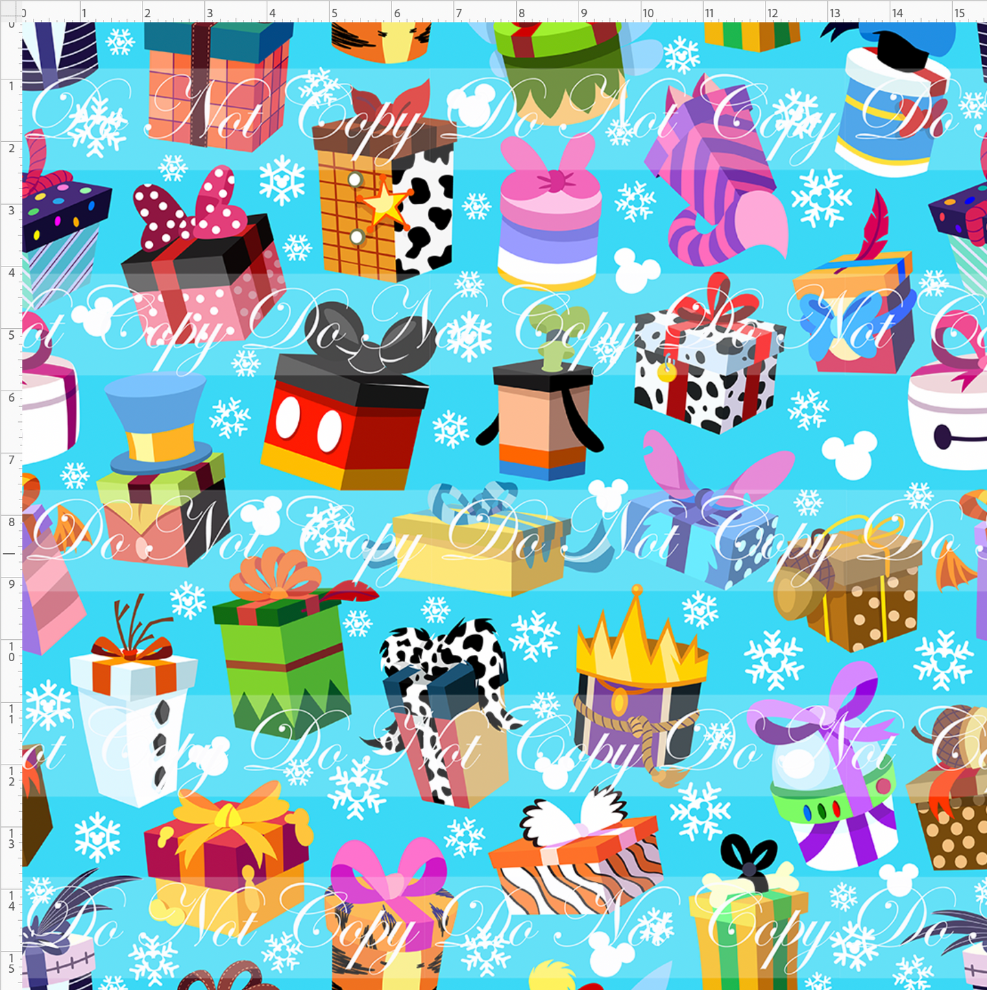 CATALOG - PREORDER - My Favorite Time of the Year - Character Presents - Blue - LARGE SCALE