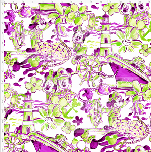 PREORDER - LP Inspired Cruise - Main - Purple and Lime - LARGE SCALE