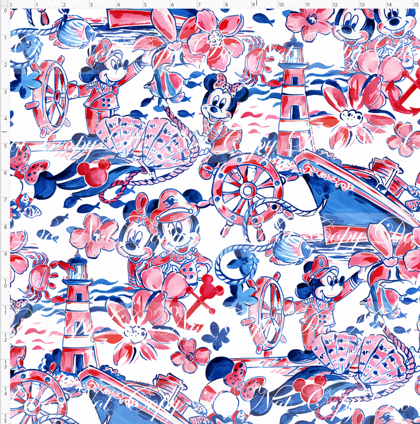 PREORDER - LP Inspired Cruise - Main - Red and Blue - LARGE SCALE