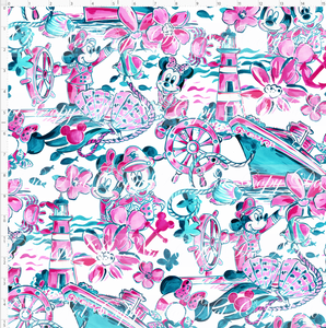 PREORDER - LP Inspired Cruise - Main - Pink and Teal - LARGE SCALE