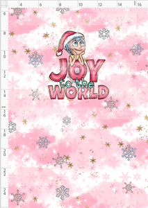 Retail - Advent Christmas Collection - Panel - Pink - Joy - CHILD