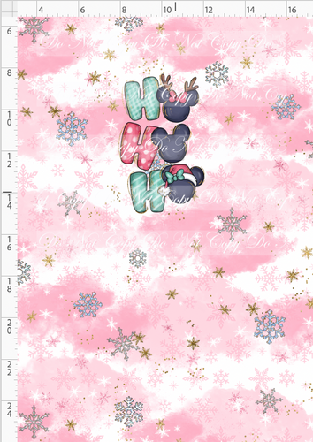 Retail - Advent Christmas Collection - Panel - Pink - HoHo - CHILD