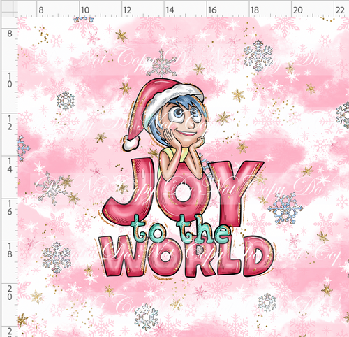 PREORDER - Advent Christmas Collection - Panel - Pink - Joy - ADULT