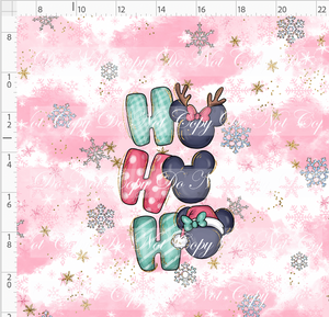 Retail - Advent Christmas Collection - Panel - Pink - HoHo - ADULT