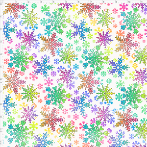 PREORDER - LF Christmas - Snowflakes - Double  - White - REGULAR SCALE