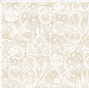 PREORDER - Happily Ever After - Lace - Beige White - SMALL SCALE