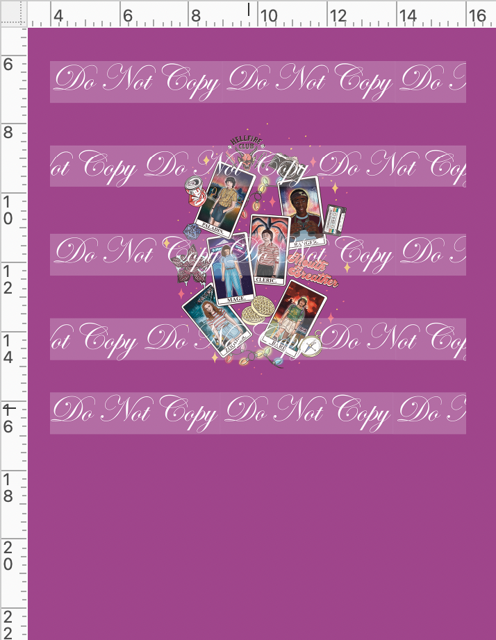 CATALOG - PREORDER R99 - Stranger Cards - Panel - Pink Purple - CHILD