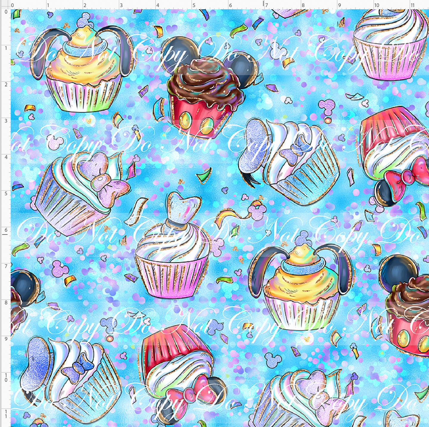 CATALOG - PREORDER R103 - Holographic Celebration - Treats - Blue - REGULAR SCALE