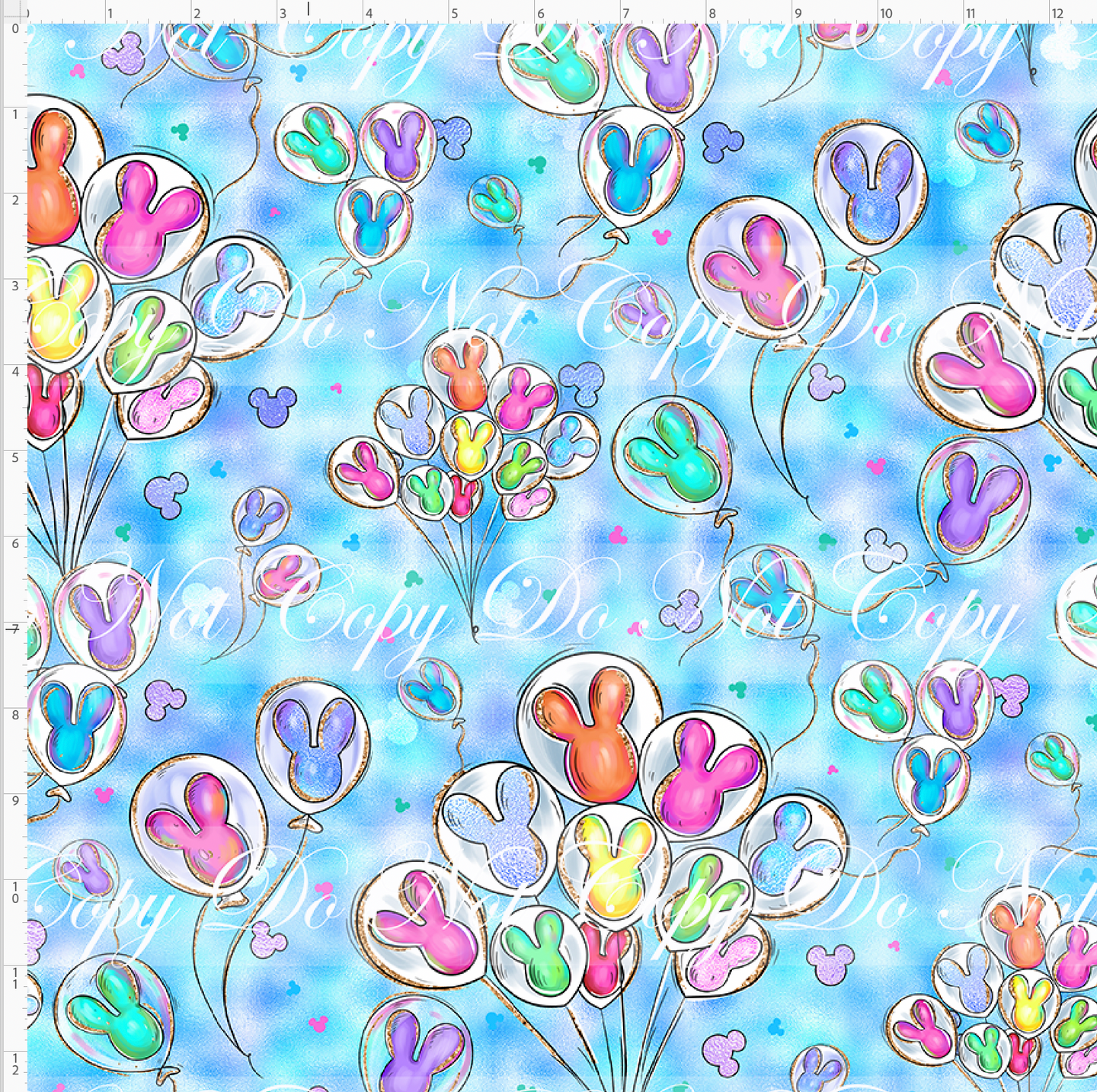 CATALOG - PREORDER R103 - Holographic Celebration - Balloon - Blue - LARGE SCALE