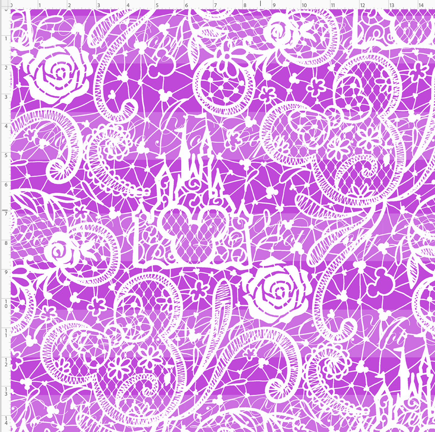 PREORDER - Lace - Lilac - LARGE SCALE