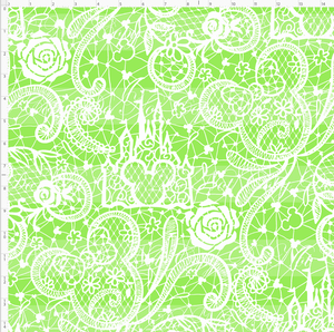 PREORDER - Lace - Lime - LARGE SCALE