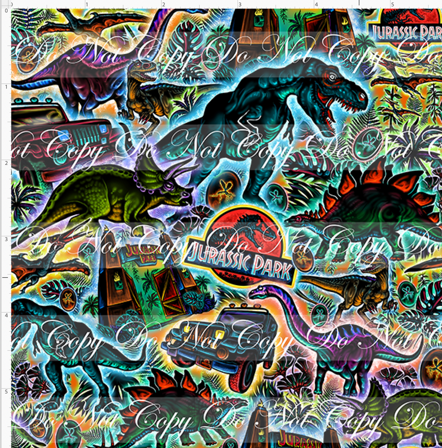 CATALOG - PREORDER R103 - Illuminating Dinos - Main - Orange - MINI SCALE