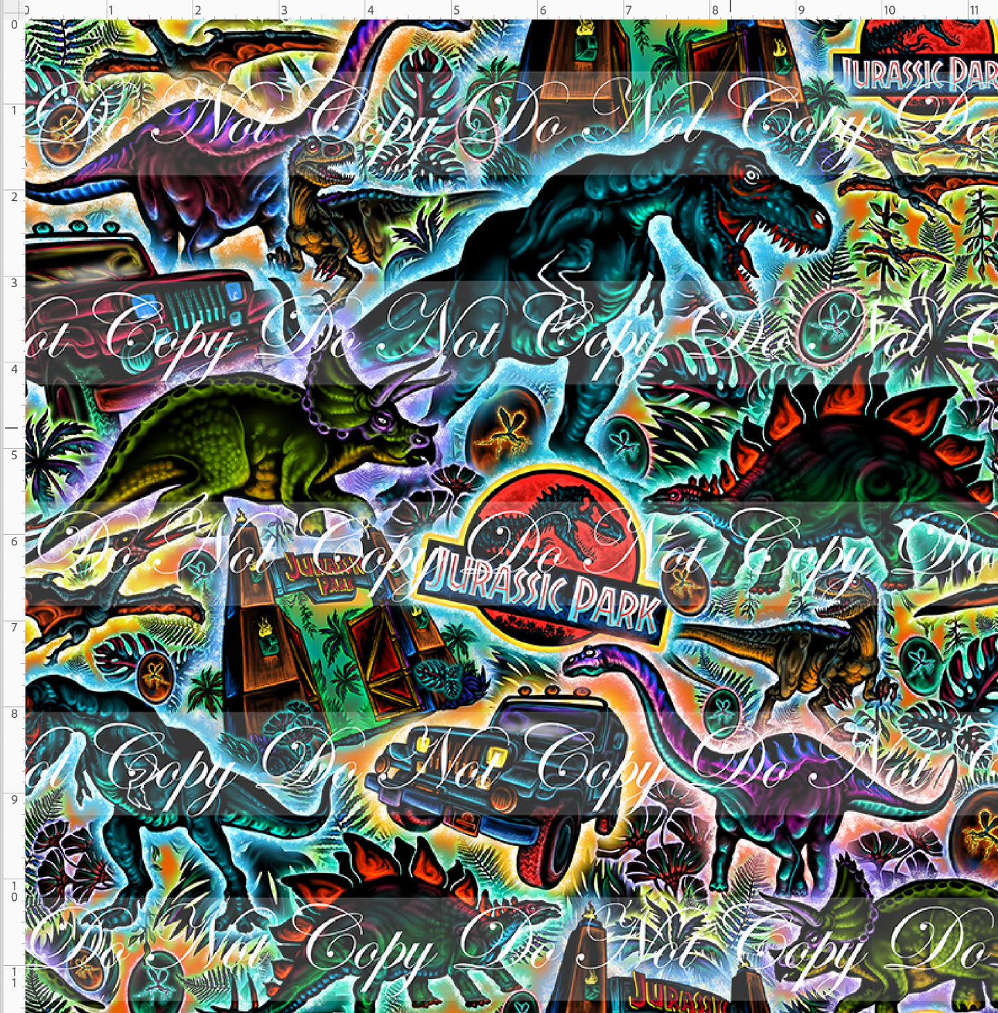 CATALOG - PREORDER R103 - Illuminating Dinos - Main - Orange - REGULAR SCALE