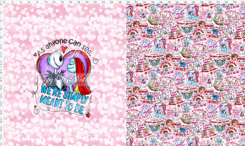 CATALOG - PREORDER R103 - Valentine Mouse Doodles - Toddler Blanket Topper - Couple