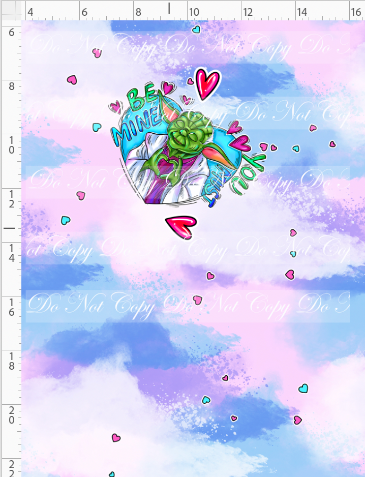 CATALOG - PREORDER R117 - Valentine Star Doodles - Panel - Pink - Old Baby - CHILD