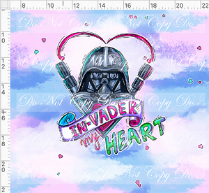 CATALOG - PREORDER R117 - Valentine Star Doodles - Panel - Pink - Vader - ADULT