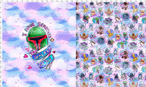 CATALOG - PREORDER R117 - Valentine Star Doodles - Toddler Blanket Topper - Pink - Green Helmet