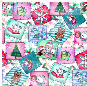 PREORDER - Catabulous Christmas - Quilt - White - REGULAR SCALE