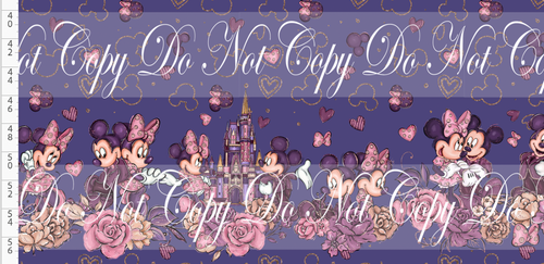 CATALOG - PREORDER R104 - Blushing Mouse - Double Border - Blue Purple