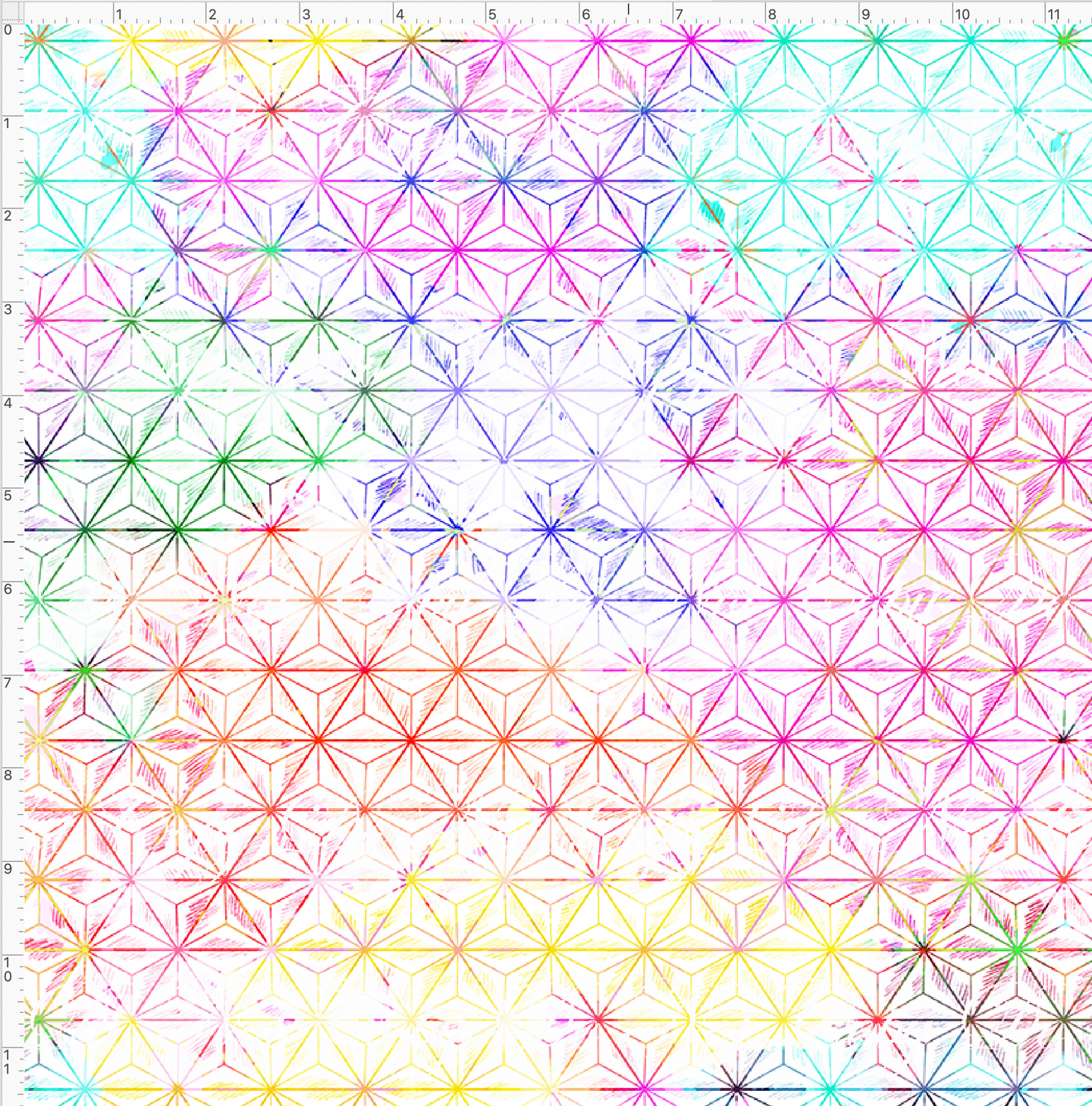 CATALOG - PREORDER R108 - One Little Spark - Triangles - Erased White - REGULAR SCALE