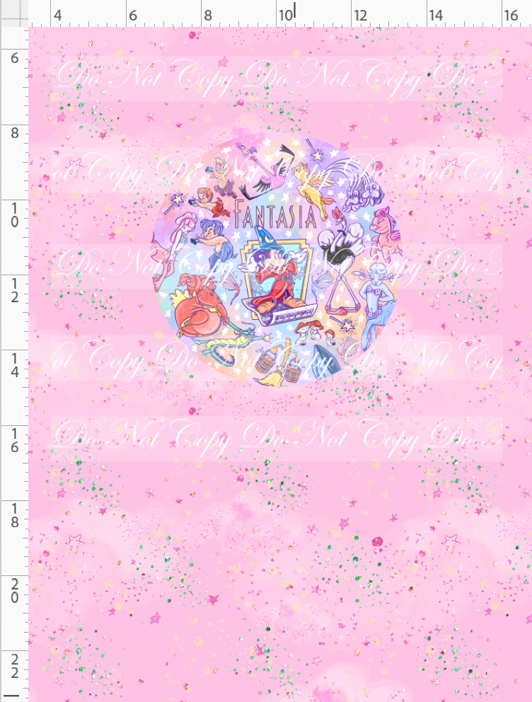 CATALOG - PREORDER R107 - Fantasy Mouse - Pink - Panel - CHILD