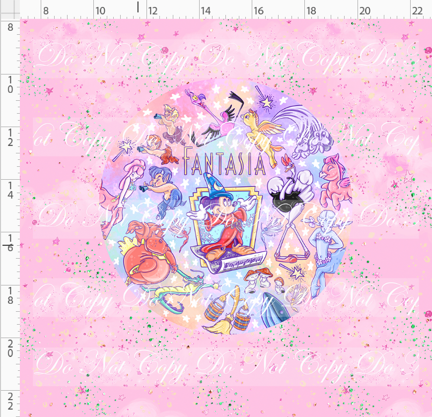 CATALOG - PREORDER R107 - Fantasy Mouse - Pink - Panel - ADULT