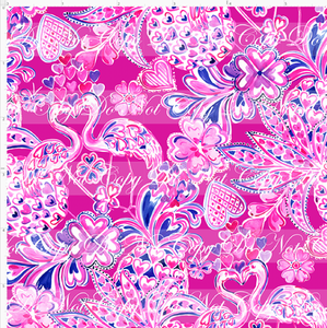 PREORDER - LP Inspired - Flamingo Hearts - Pink - SMALL SCALE