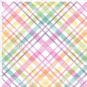 PREORDER - Plenty of Plaid - Distressed Easter Pastel Plaid - SMALL SCALE