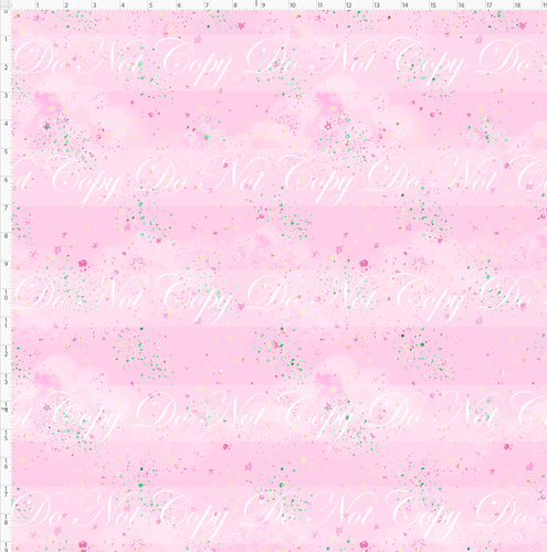 CATALOG - PREORDER R107 - Stained Glass - Golden Flower - Background - Pink