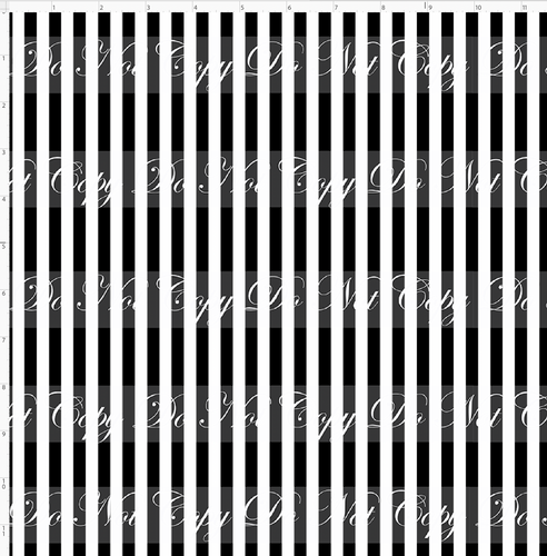 CATALOG - PREORDER R112 - Family Shadows - Mini Stripes (Black and White)