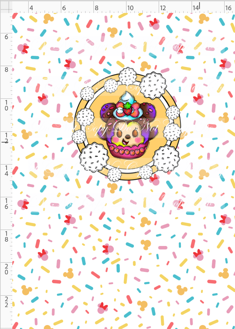 CATALOG - PREORDER R107 - Squeezable Sweets - Panel - Berry Mouse - CHILD