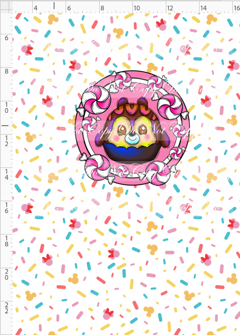 CATALOG - PREORDER R107 - Squeezable Sweets - Panel - Chipmunk - CHILD