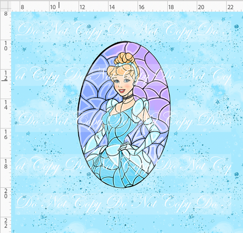 CATALOG - PREORDER R108 - Stained Glass Cindy - Panel - Cindy Portrait - ADULT