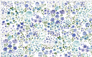 Retail - Posey Floral - Purple Blue - LARGE SCALE