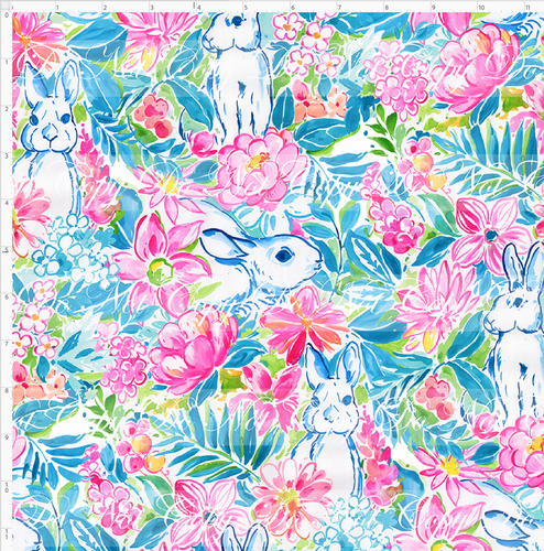 PREORDER - LP Inspired Bunnies - Turquoise  - REGULAR SCALE