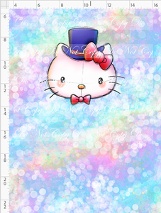 CATALOG - PREORDER R113 - Kitty Carnival - Panel - Kitty Face - CHILD
