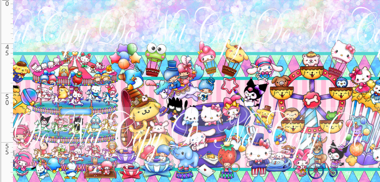 CATALOG - PREORDER R113 - Kitty Carnival - Double Border