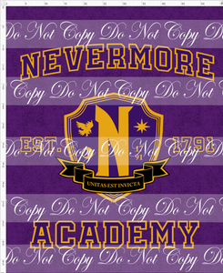 CATALOG -PREORDER R112 - Nevermore - Adult Blanket Topper - Academy