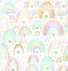 PREORDER - Pastel Heart Rainbow - SMALL SCALE