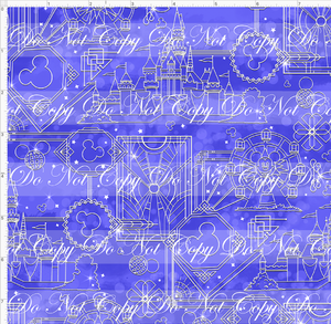 CATALOG - PREORDER - 100 Years of Wonder - Outlines - Blue Purple - SMALL SCALE