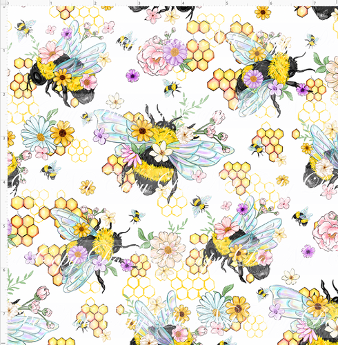 CATALOG - PREORDER R113 - Sweet Honey Bee - Main - White - SMALL SCALE
