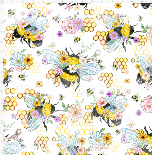 CATALOG - PREORDER R113 - Sweet Honey Bee - Main - White - LARGE SCALE