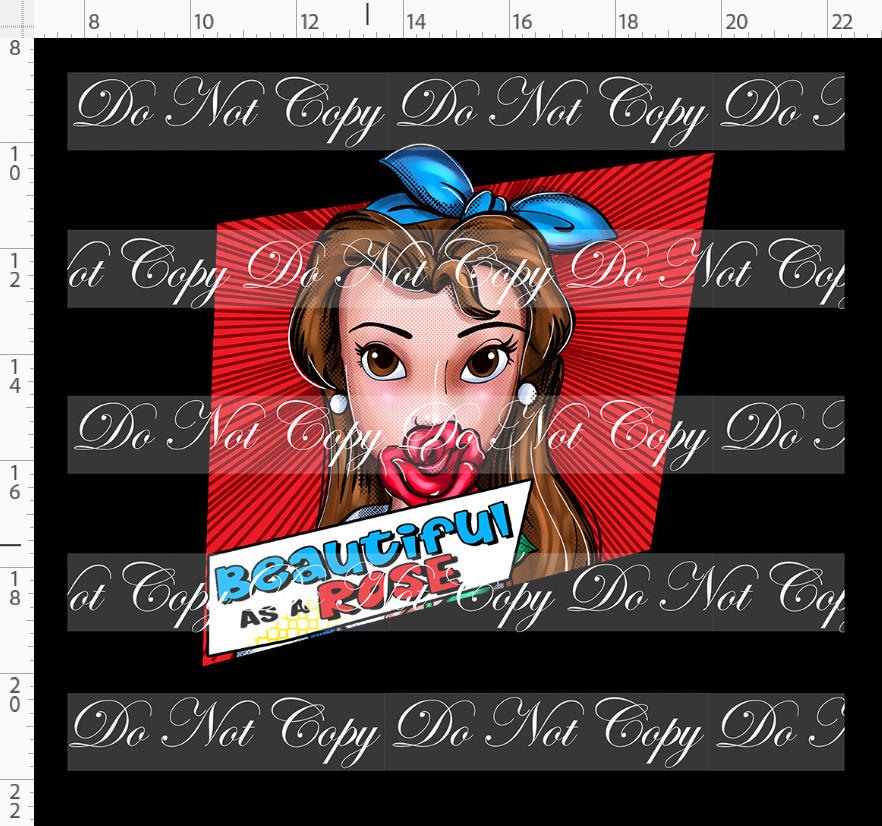 PREORDER - Princess POP - Panel - Beauty - Black - ADULT