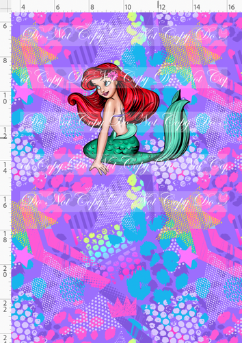 PREORDER - Princess POP - Panel - Mermaid - Purple - CHILD