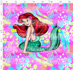 PREORDER - Princess POP - Panel - Mermaid - Pink - ADULT
