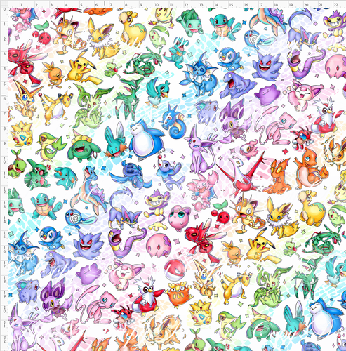 PREORDER - Rainbow Critters - Main - LARGE SCALE