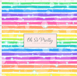 PREORDER - Rainbow Critters - Rainbow Stripe with White