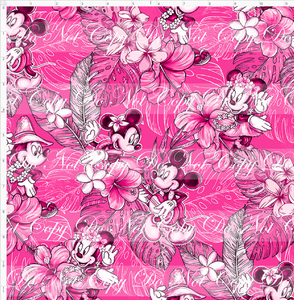 CATALOG - PREORDER R113 - Aulani - Floral Monotone Characters - Pink - REGULAR SCALE