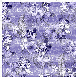 CATALOG - PREORDER R113 - Aulani - Floral Monotone Characters - Purple - LARGE SCALE